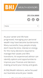 Mobile Screenshot of bhjadvisors.com